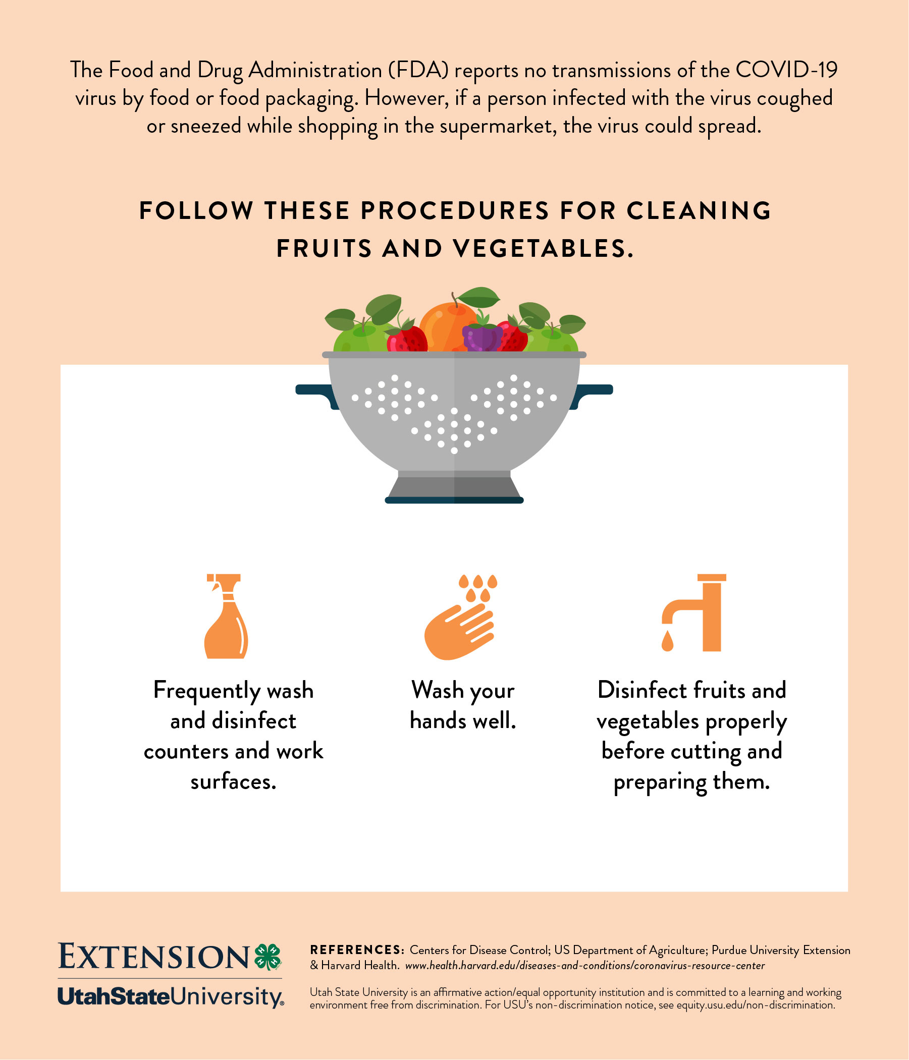 Cleaning fruits and veggies