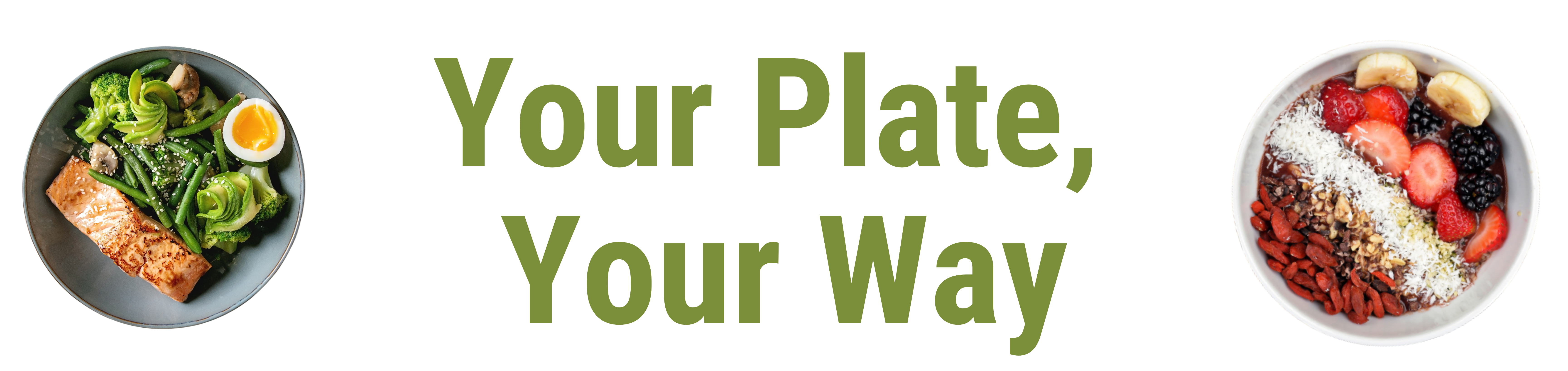 Create Healthy Choices Your Plate Your Way Banner