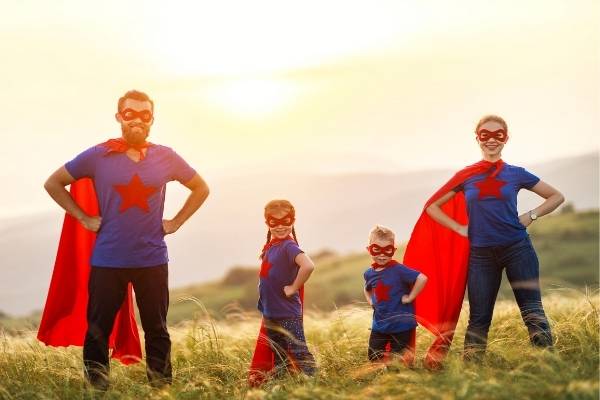 Family Fun at Home Superhero Training