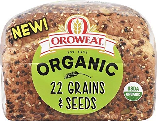 Oroweat orrganic 22 grains and seeds bread