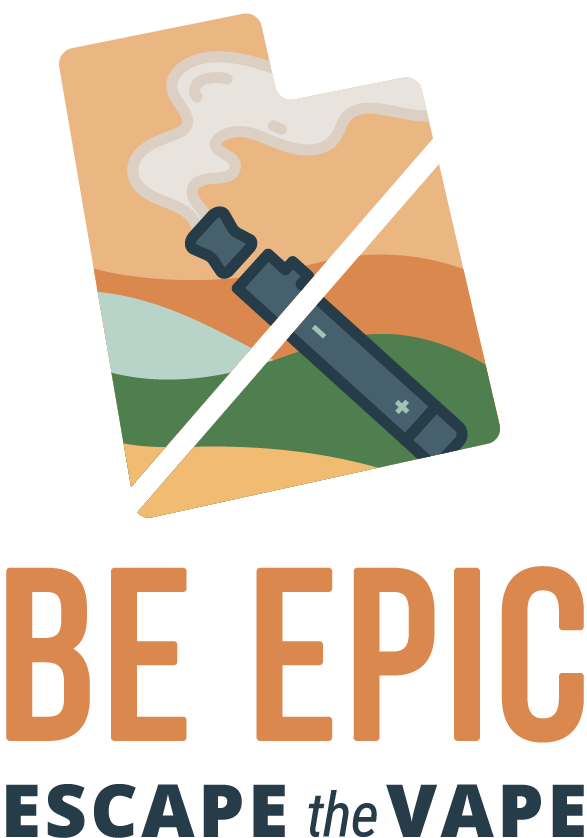 be epic and escape the vape logo