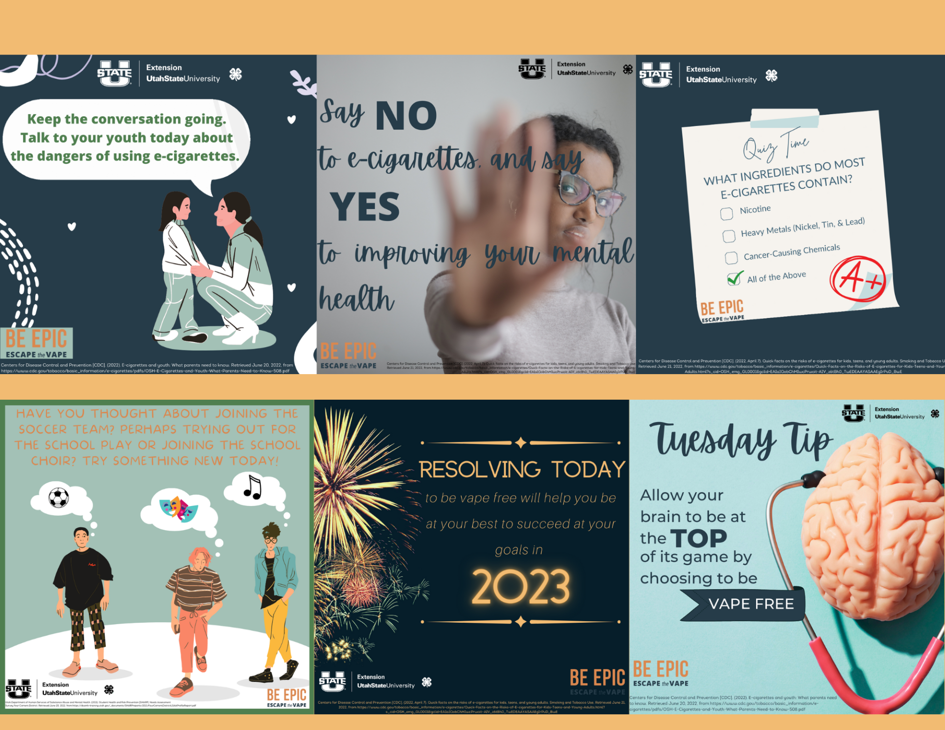 Download the Be Epic 2022-2023 Social Media Campaign
