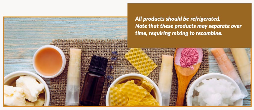 Honey skincare products