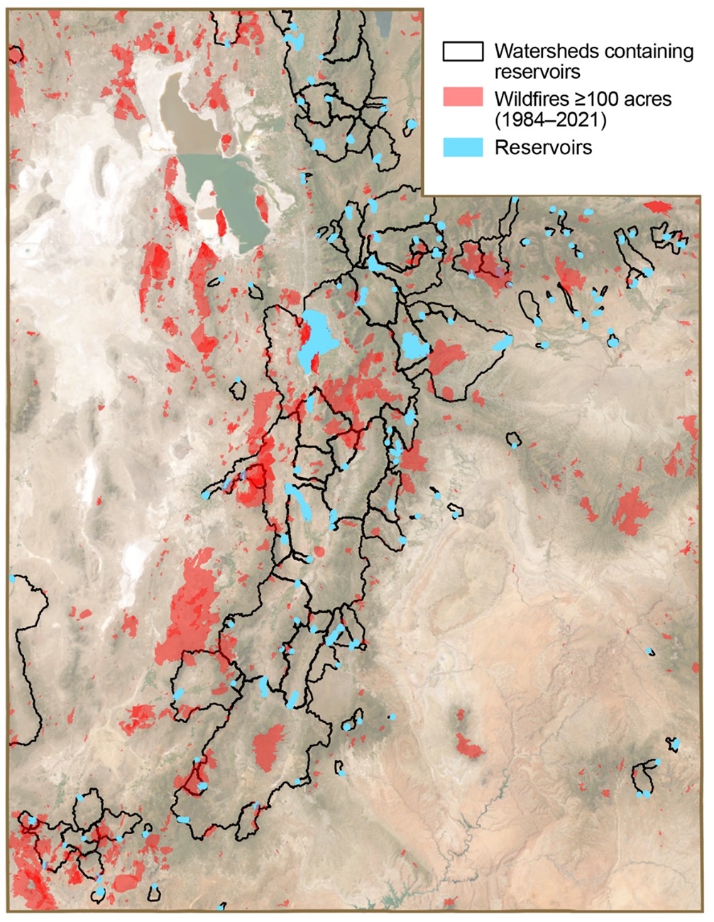 Utah's Resevoirs and Wildfires
