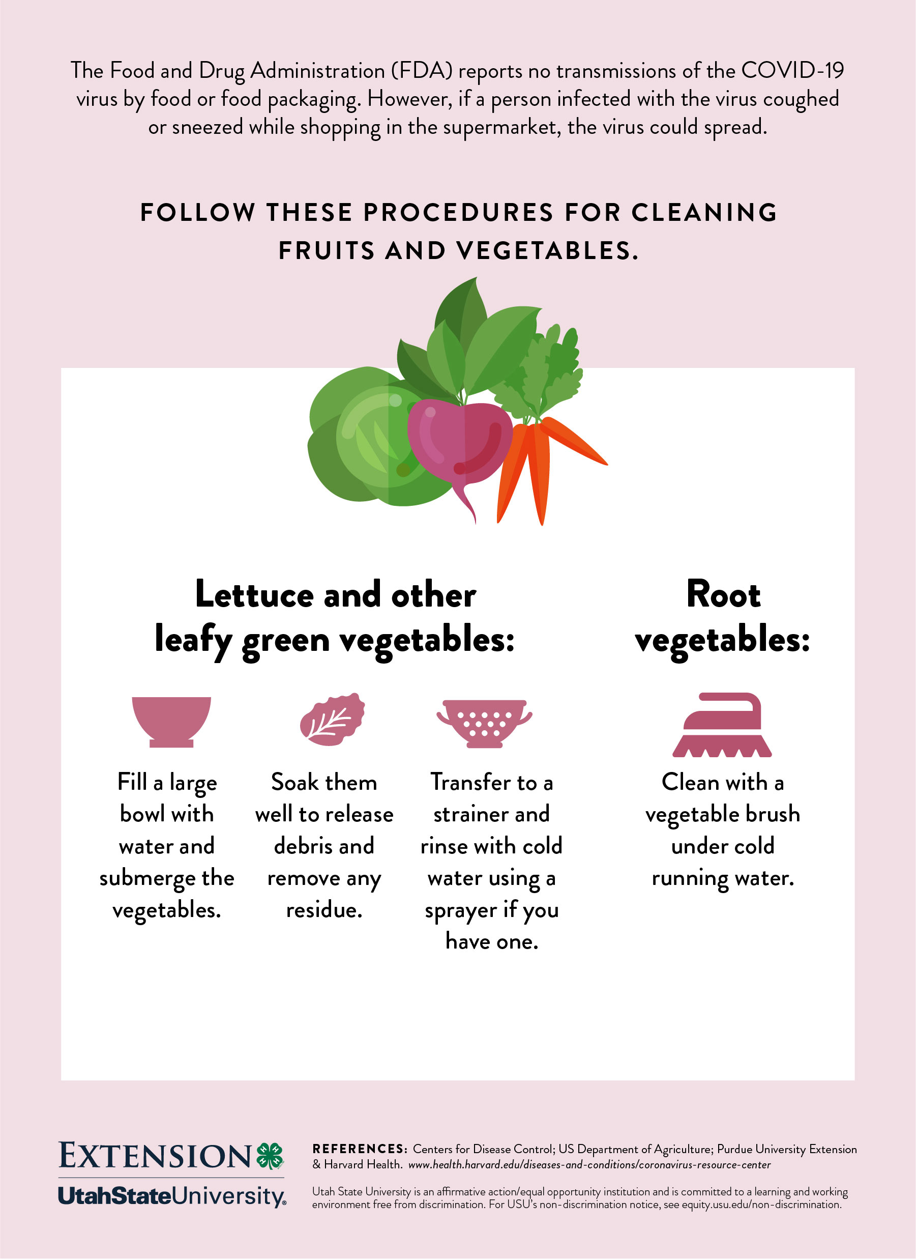 Cleaning other fruits and veggies