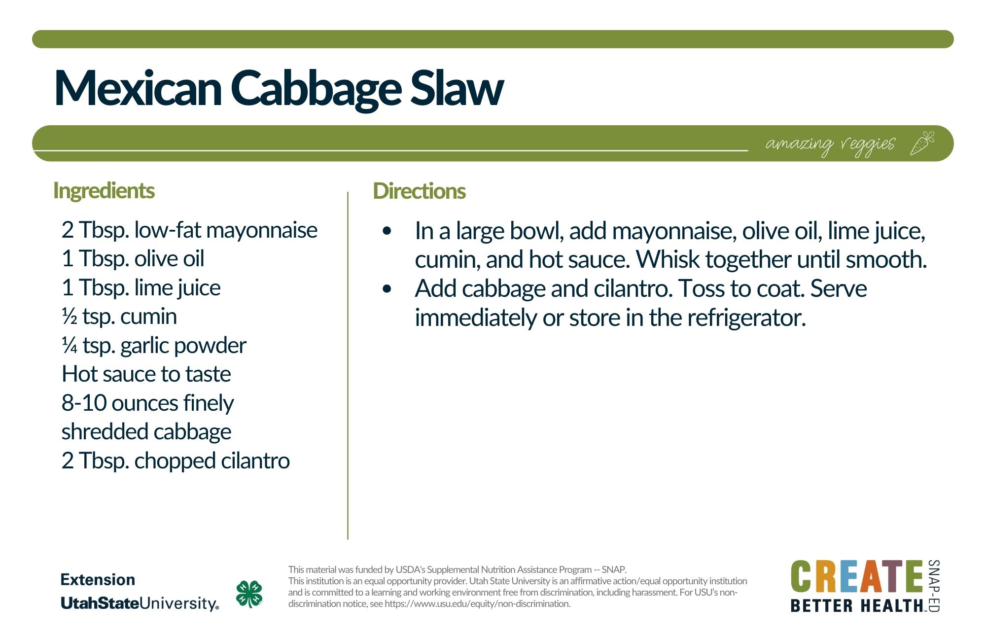 mexican cabbage slaw recipe