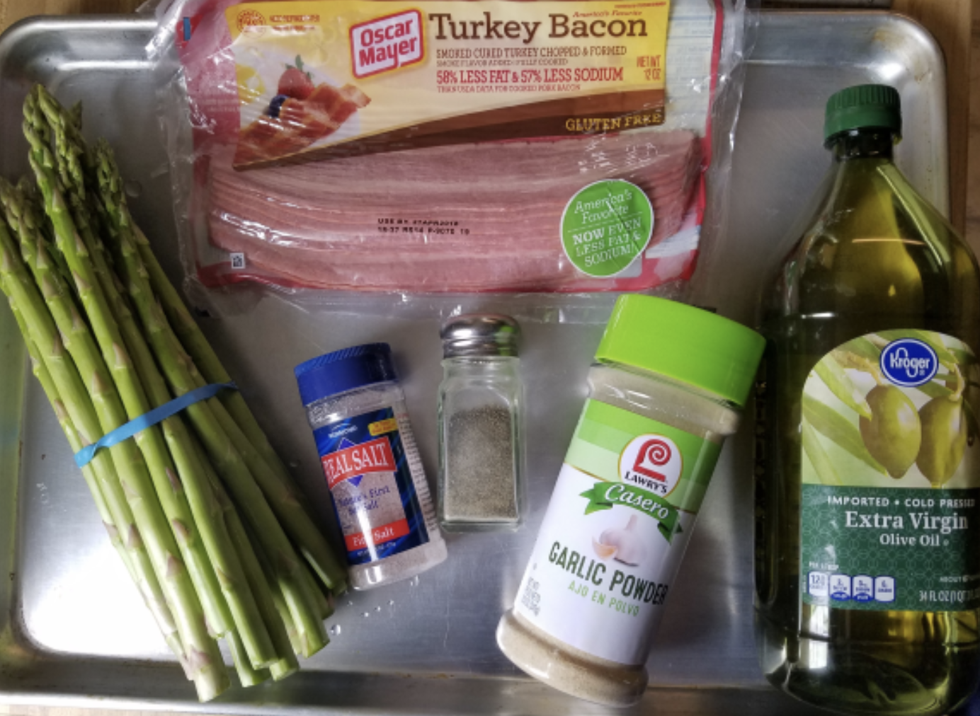 ingredients for bacon asparagus 