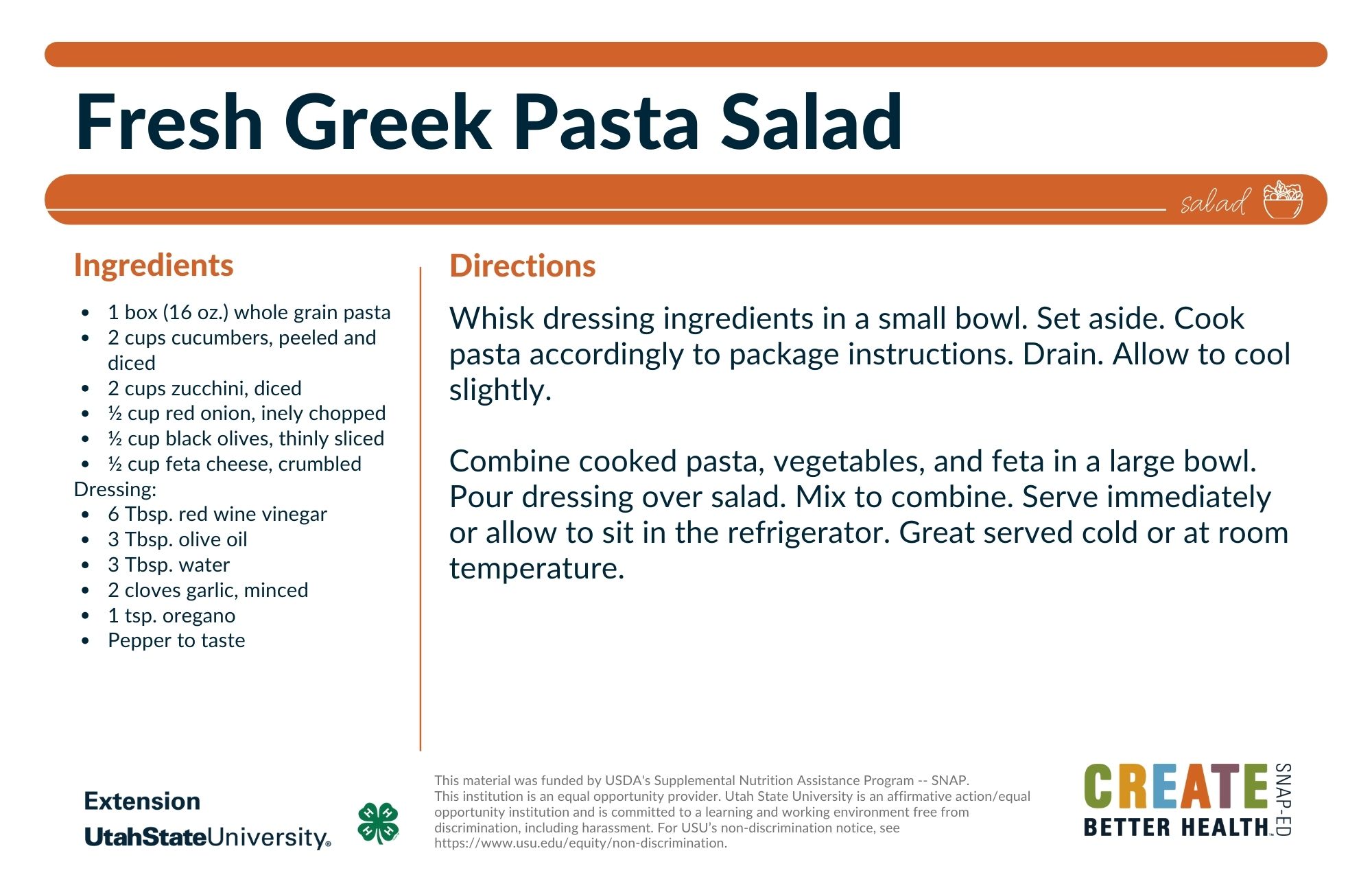 greek pasta salad recipe 