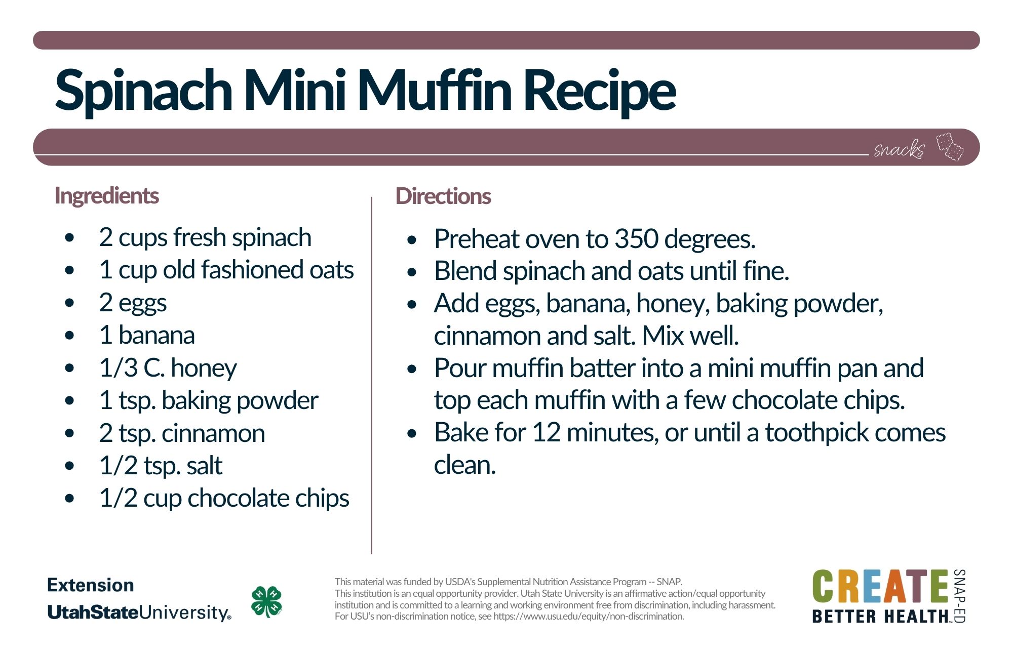 spinach muffins recipe 