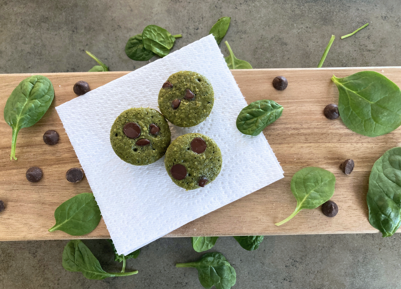 green mini muffins