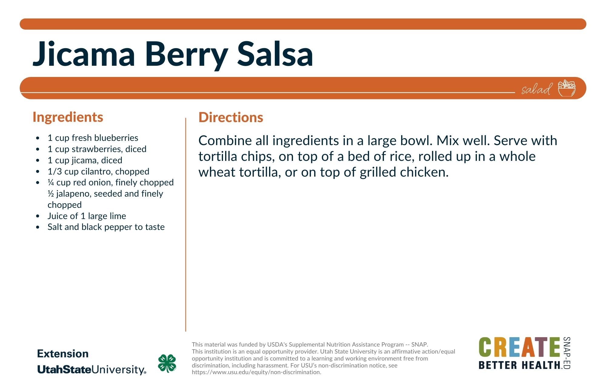 jicama berry salsa recipe card 