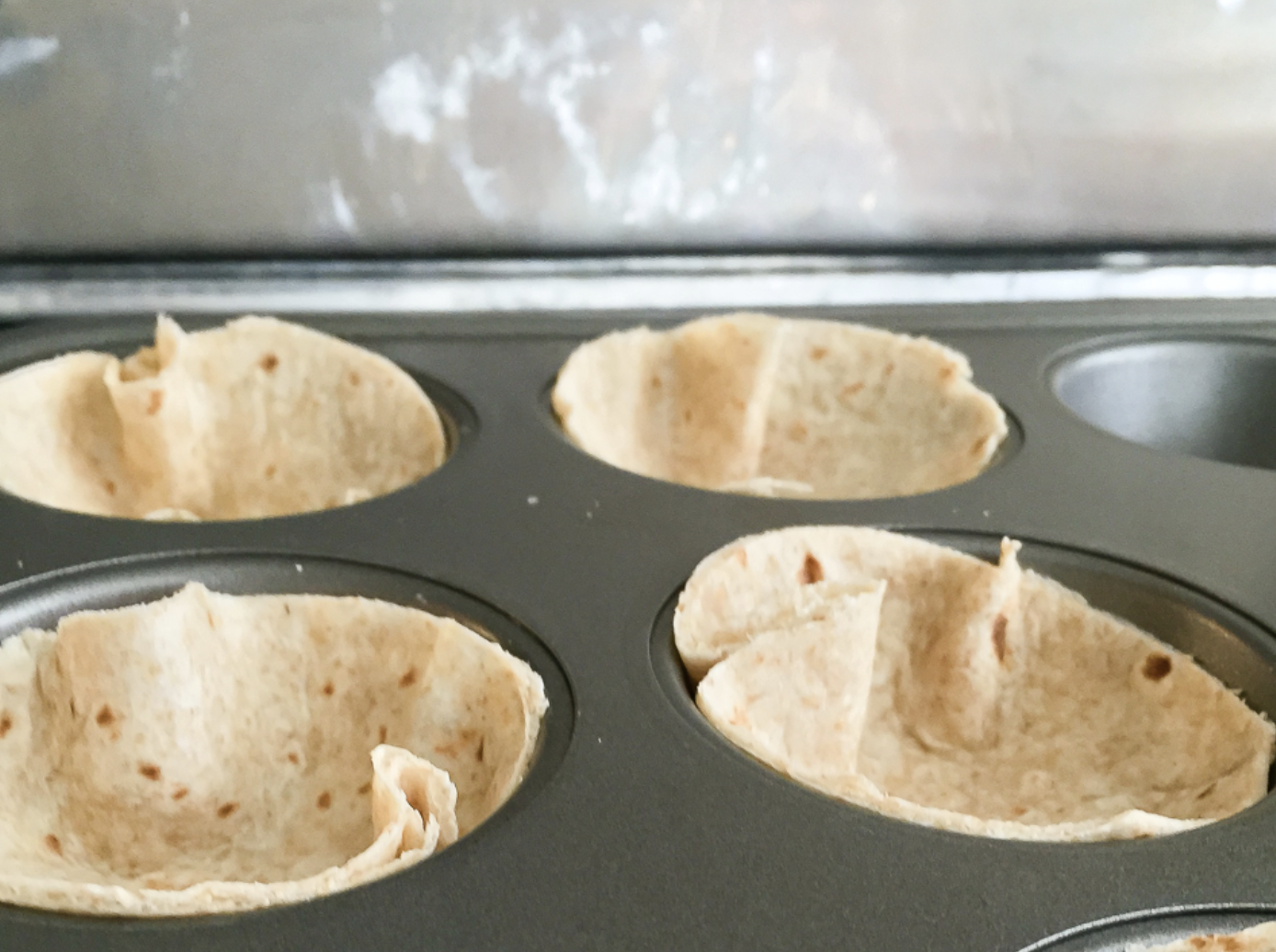 tortillas for mini lasagna muffins