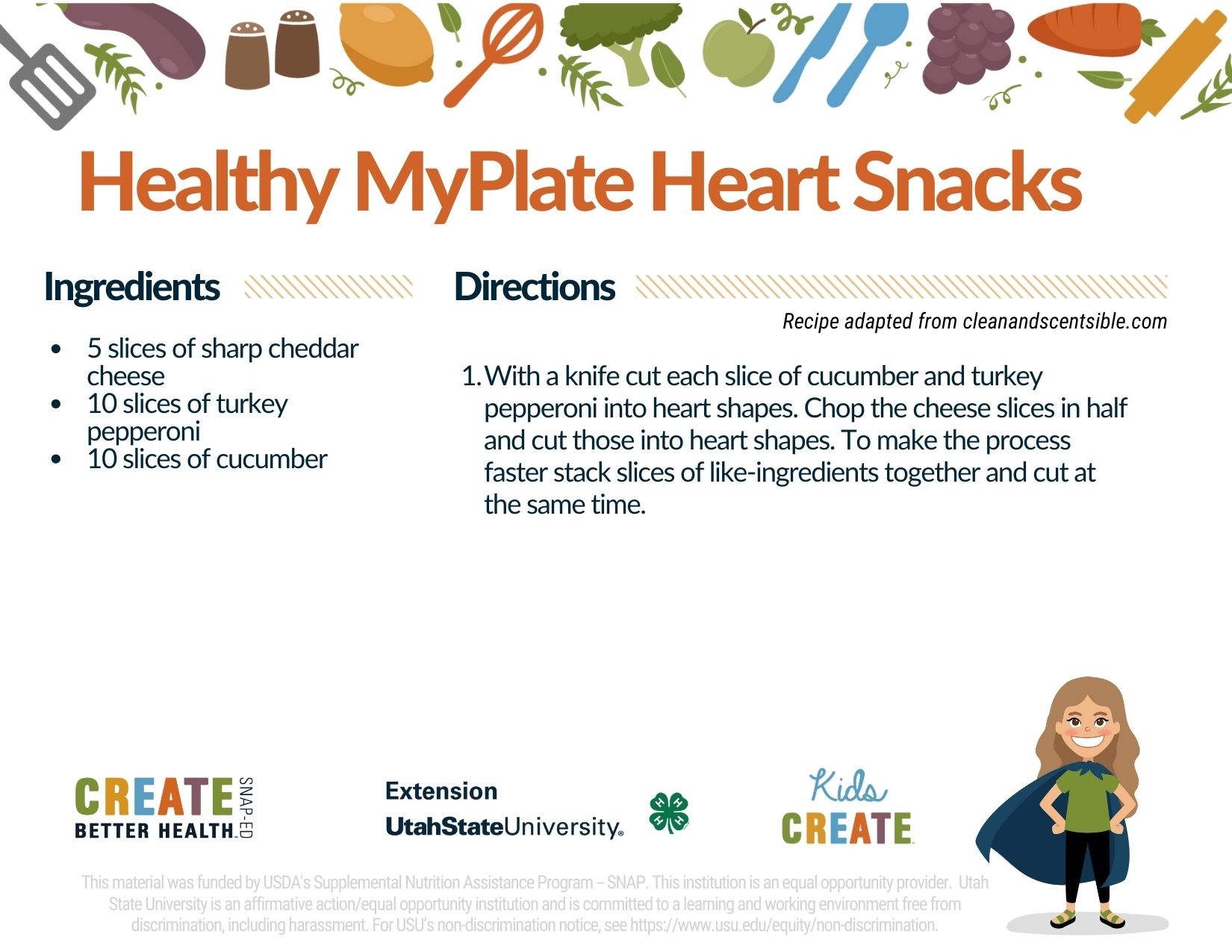 MyPlate Heart Snacks