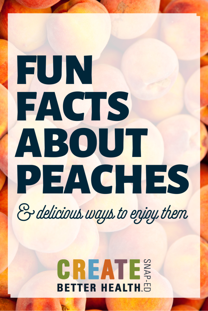 Peach Facts pinterest pin 