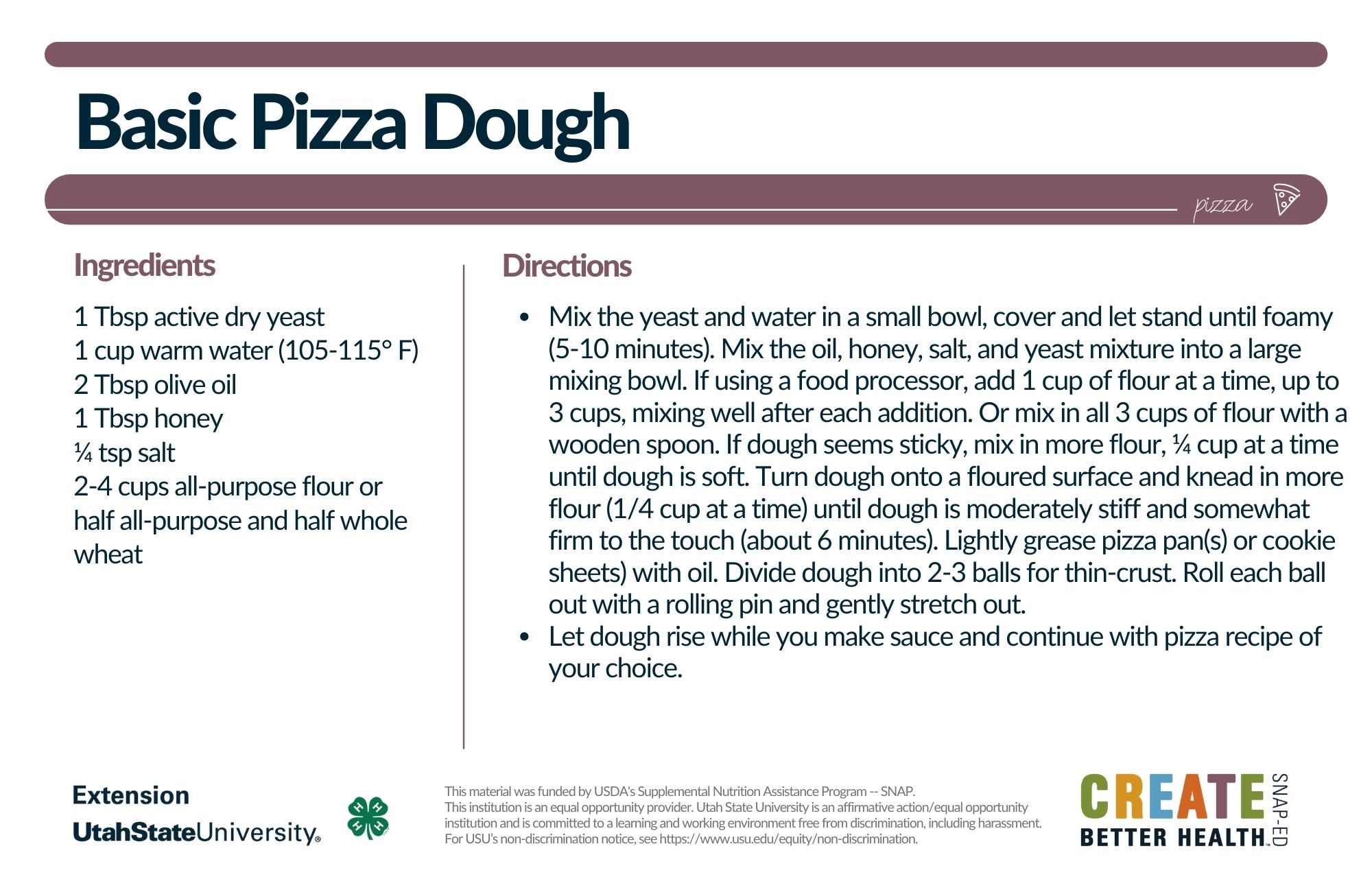 pizza dough recipe 