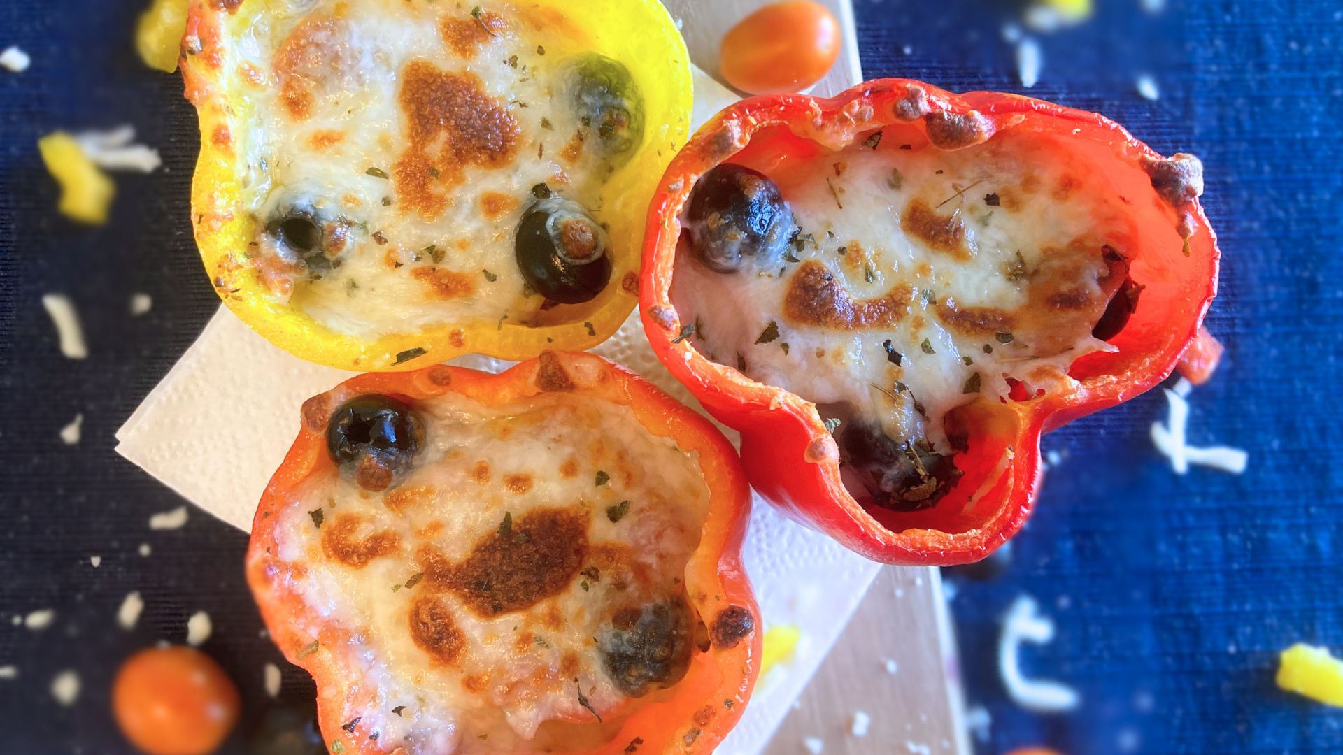 Healthy Stuffed Pepper Recipe: Pizza Style!