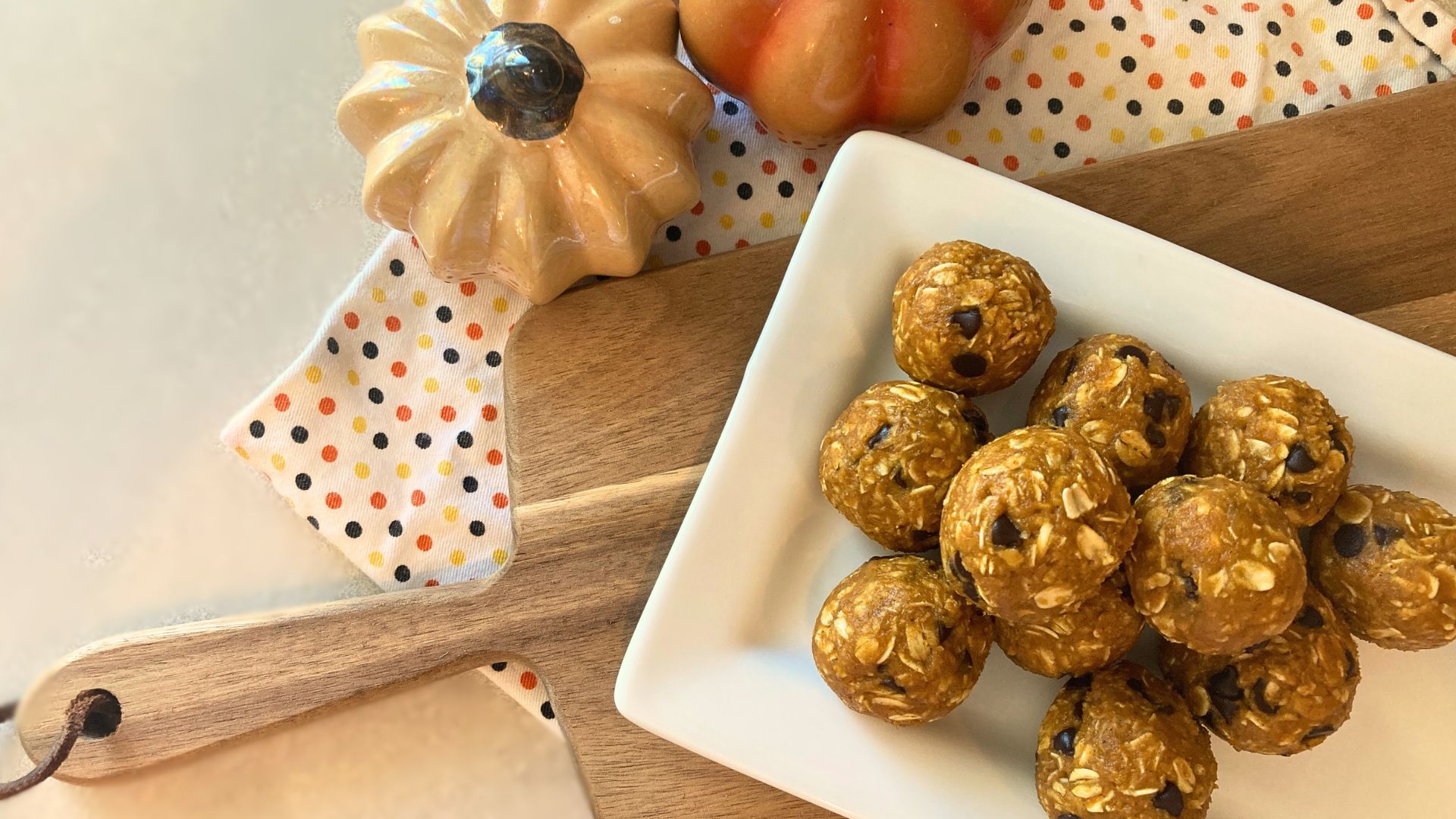 pumpkin protein balls 