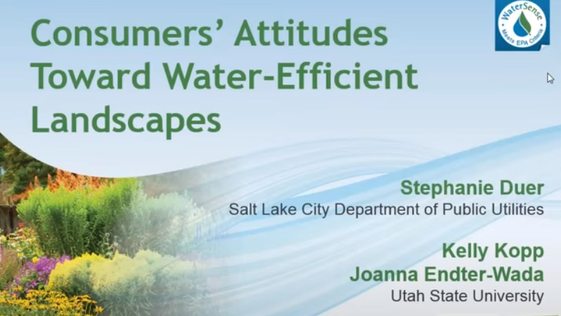 Consumers’ Attitudes Toward Water-Efficient Landscapes