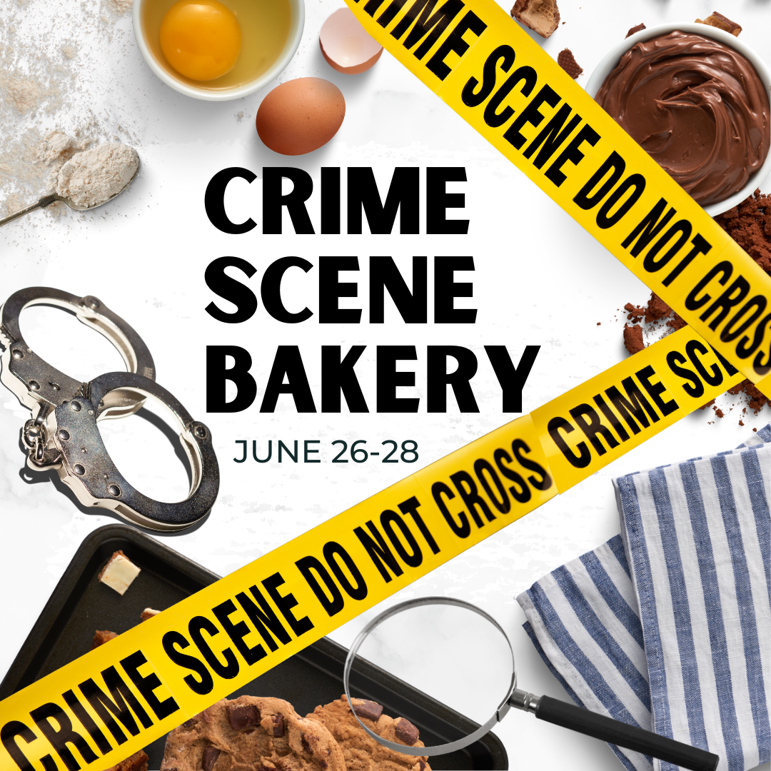 image of cupcakes with crime scene tape across them
