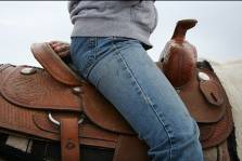 Another check for seat size is to fit four fingers behind the rider’s seat to the top of the cantle
