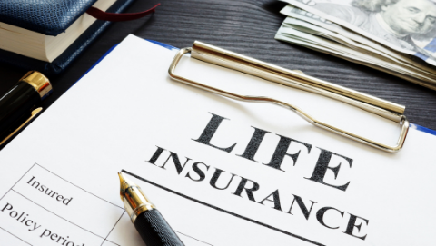 form that says life insurance