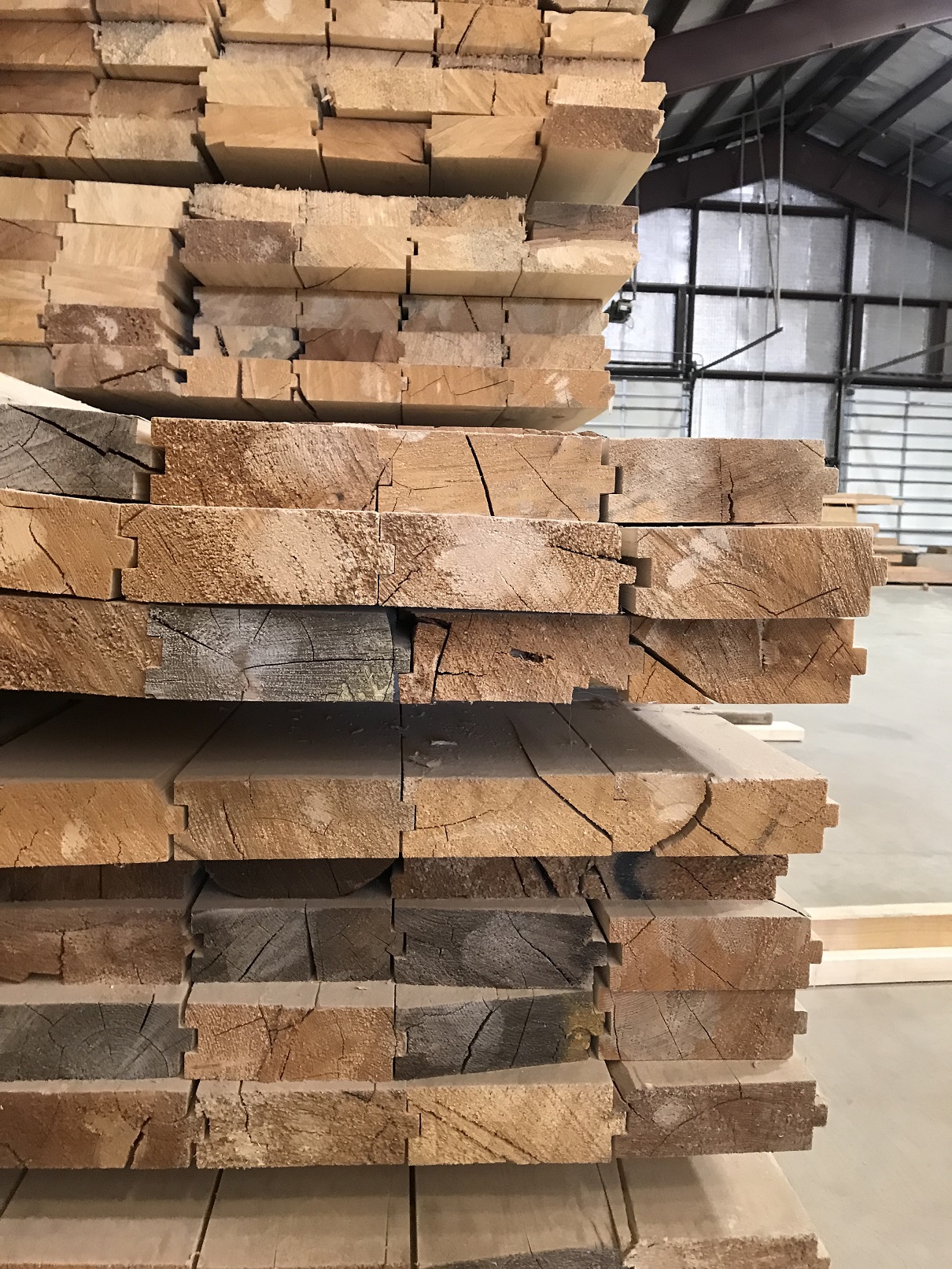 Stacked mass timber