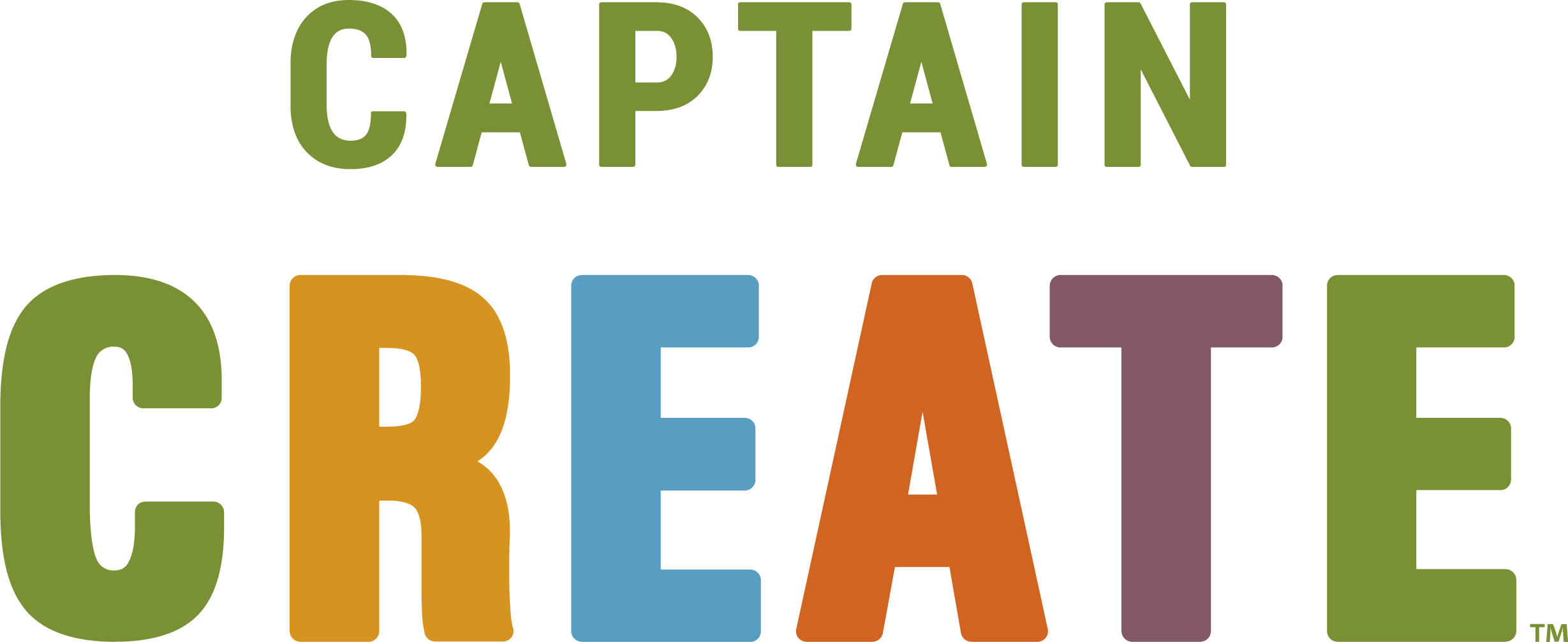 Captain Create logo with color