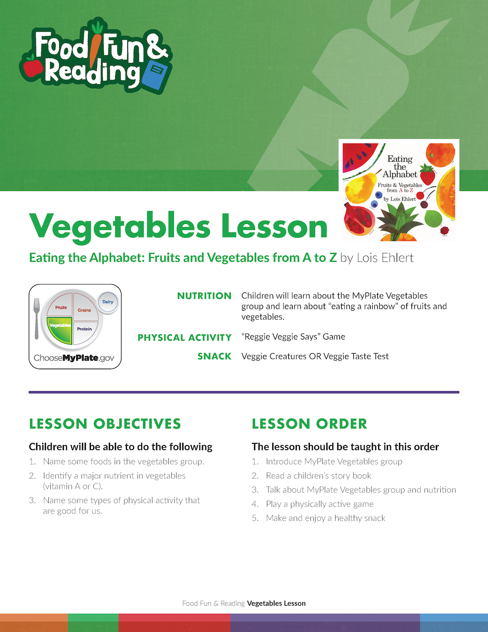 Food Fun and Reading Lesson Image