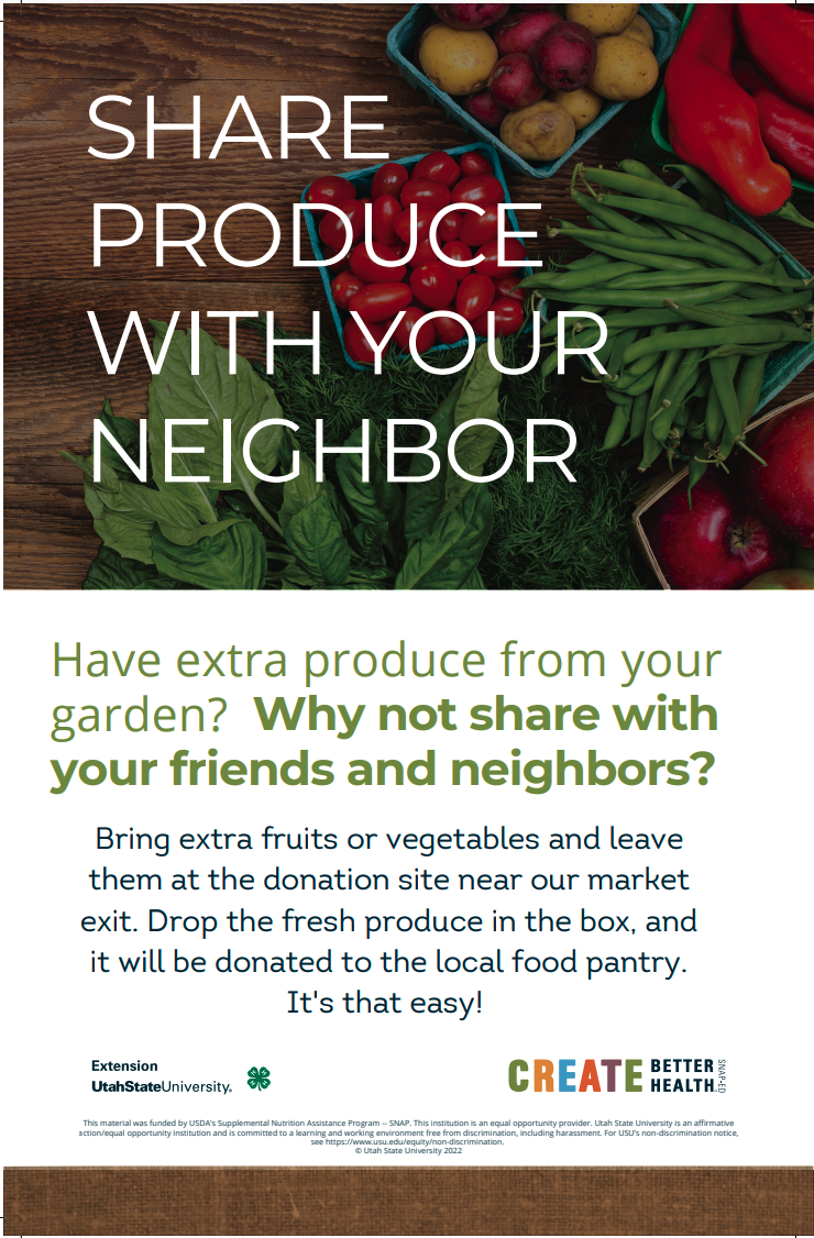 Share Produce with Your Neighbor Poster 1