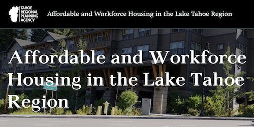 Tahoe Housing and Community Revitalization Initiative