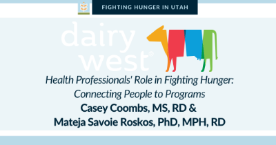 USU Professors Present on Health Professional's Role in Fighting Hunger