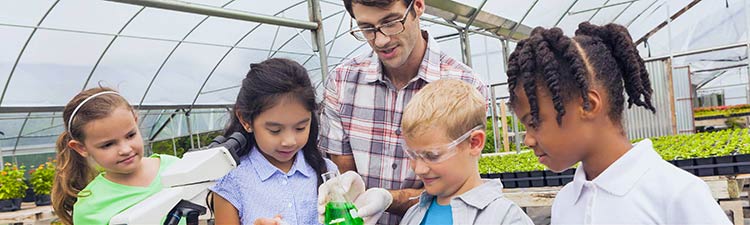 Teaching in a greenhouse