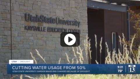 Utah State University Botanical Center Cuts Watering in Half During Drought
