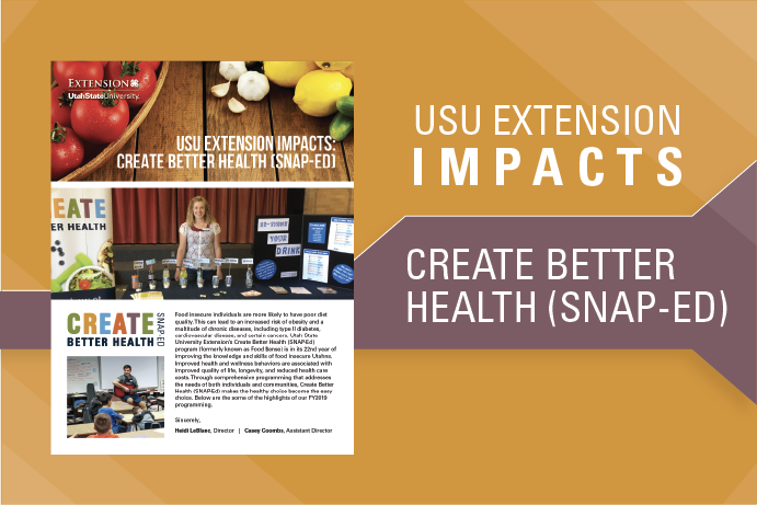 Create Better Health (SNAP-Ed) report