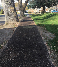 fixed sidewalk in Utah