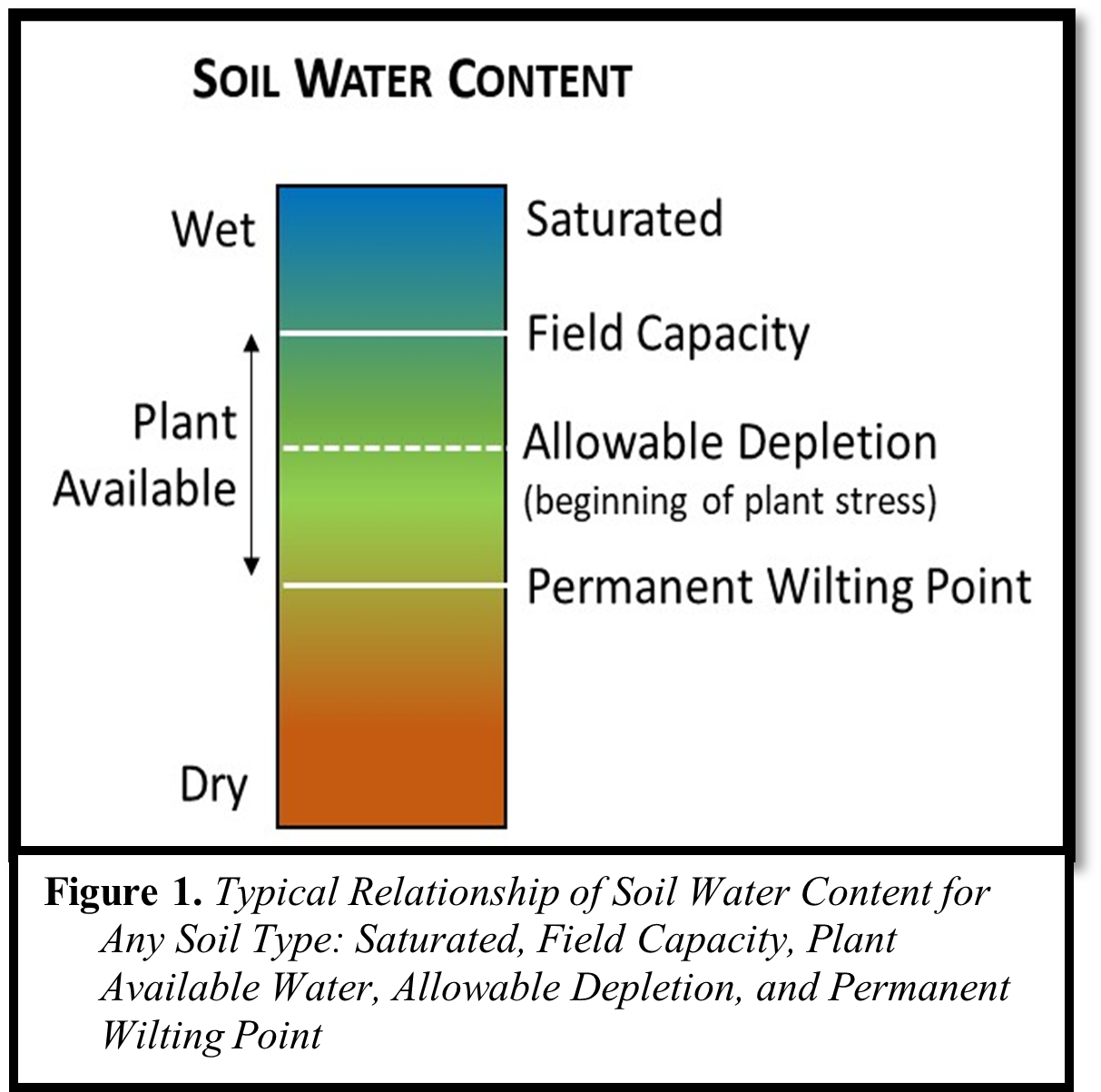 soil water content