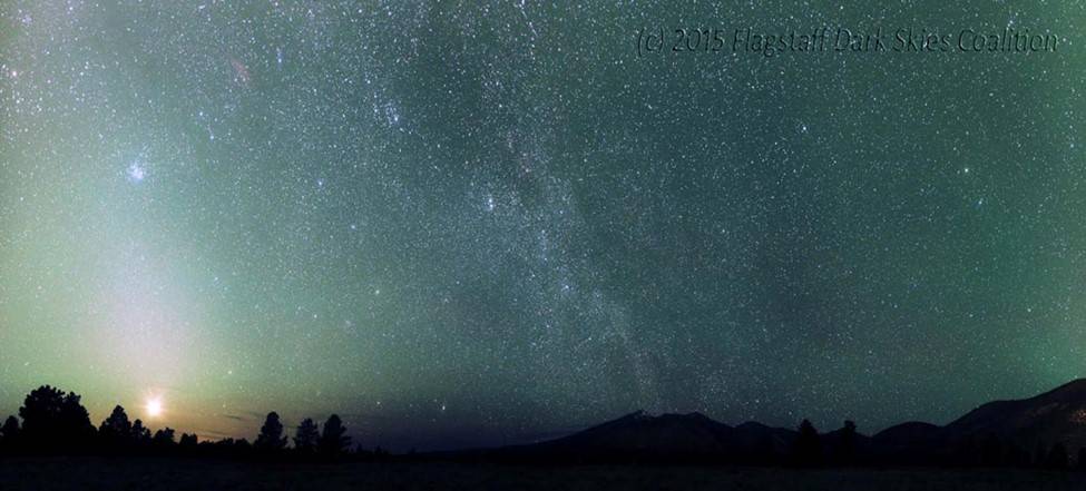 The Stars Are within Reach – Venus, the Pleiades, the Milky Way and the Zodiacal Light at Flagstaff’s Buffalo Park
