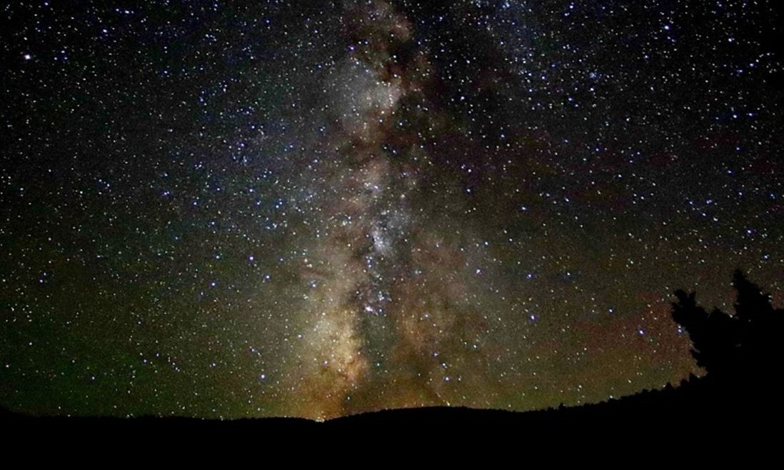 Milky Way as seen from Austin Summit, Hwy 50, Nevada 