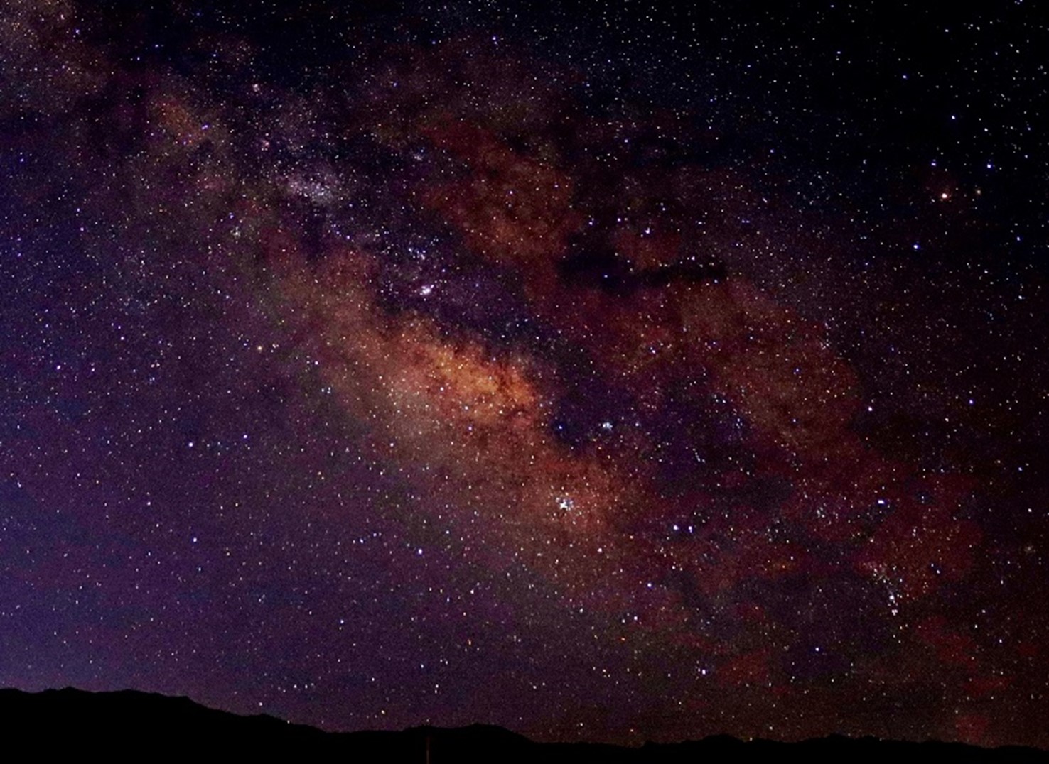 Night sky over Hwy 50 near Grimes Point, Nevada
