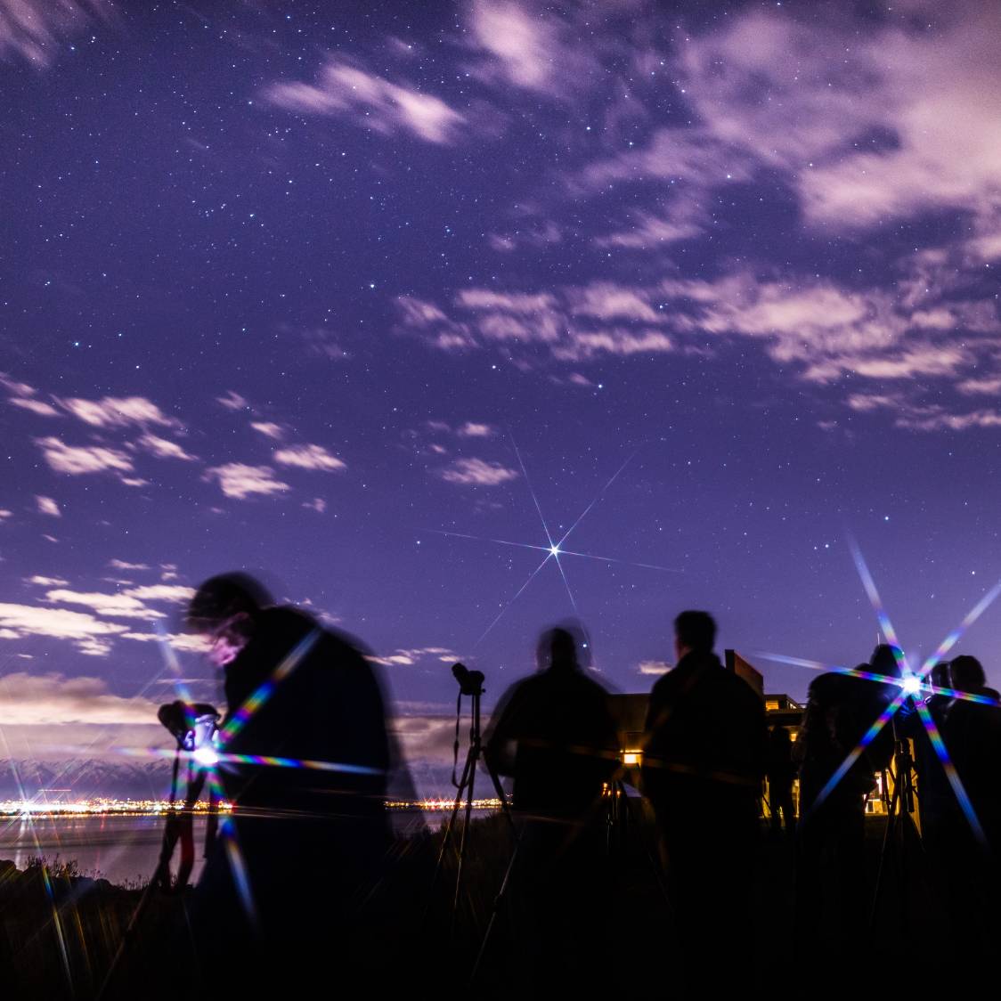 Astro-photography event at Antelope Island State Park