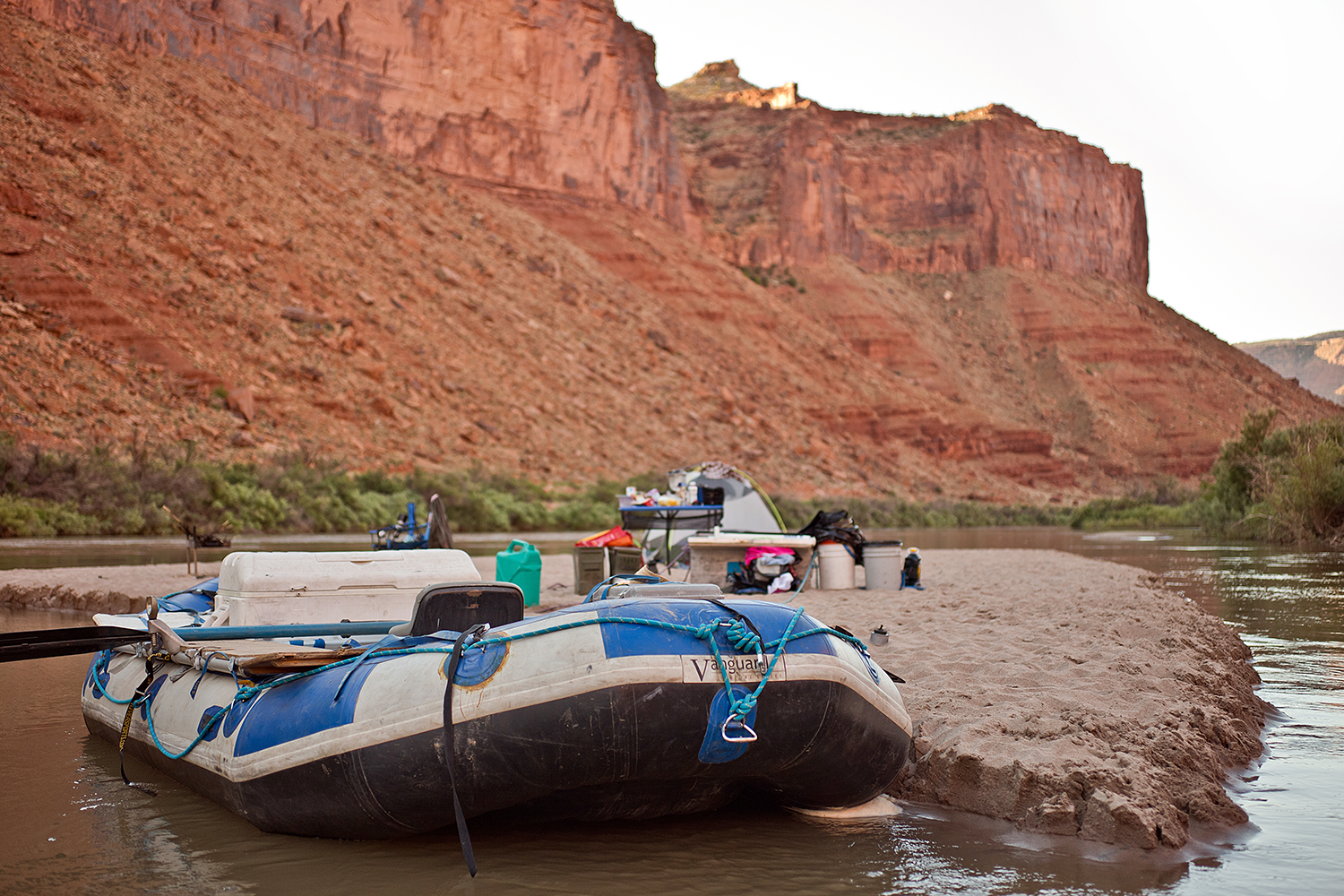 Raft on the Colorado River