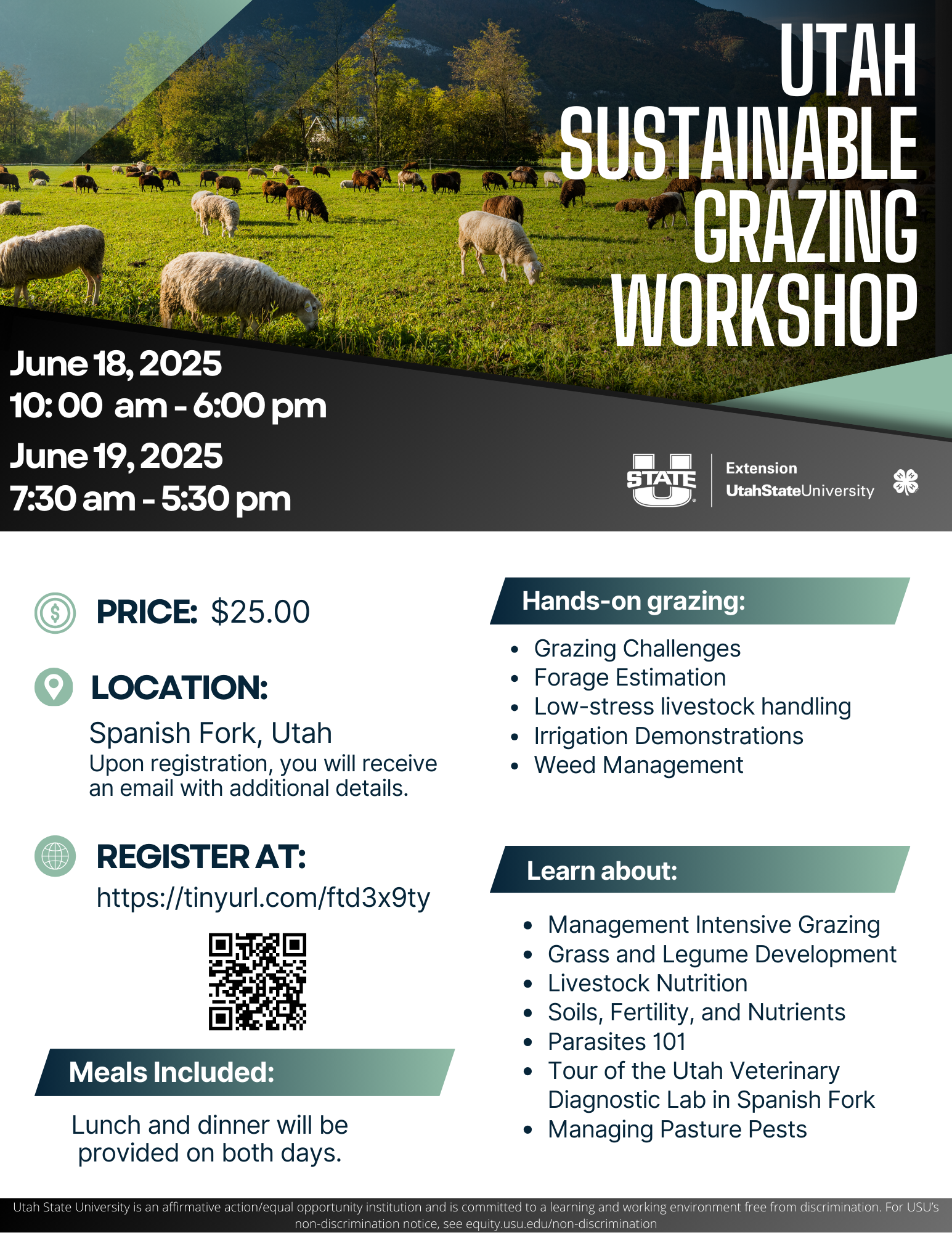 2025 Utah Sustainable Grazing Workshop