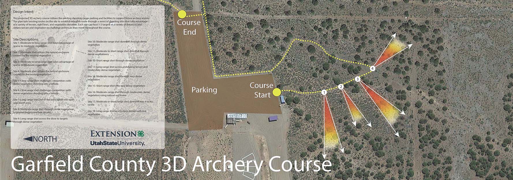 Garfield County Archery Course Rendering