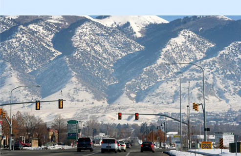 Mountains in Providence, Utah