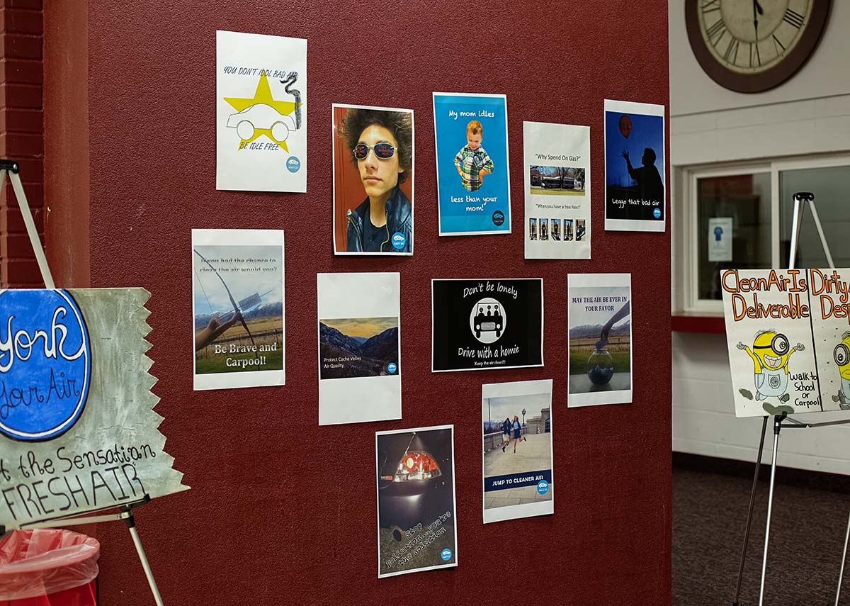 2015 Logan High Clean Air Poster Contest winning posters