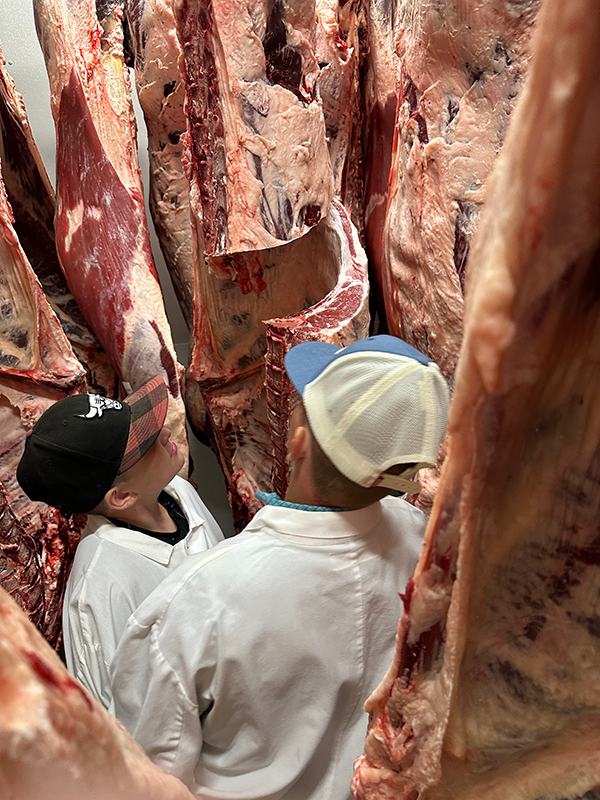 Youth in Utah learning about meat processing
