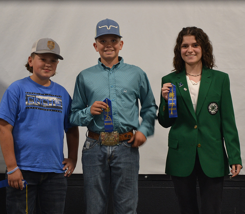 Youth in Utah winning contest for livestock evaluation