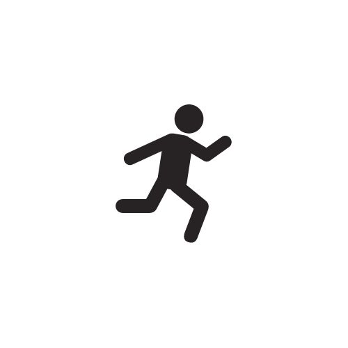 person running