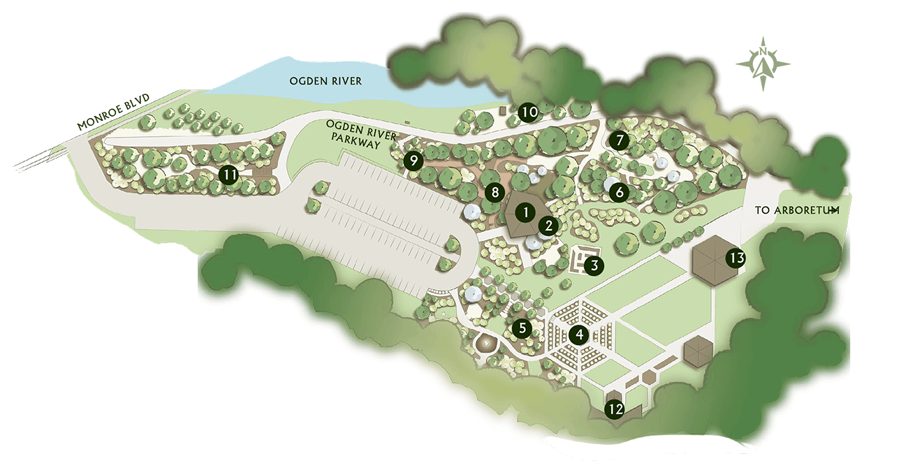 Ogden Botanical Garden Map