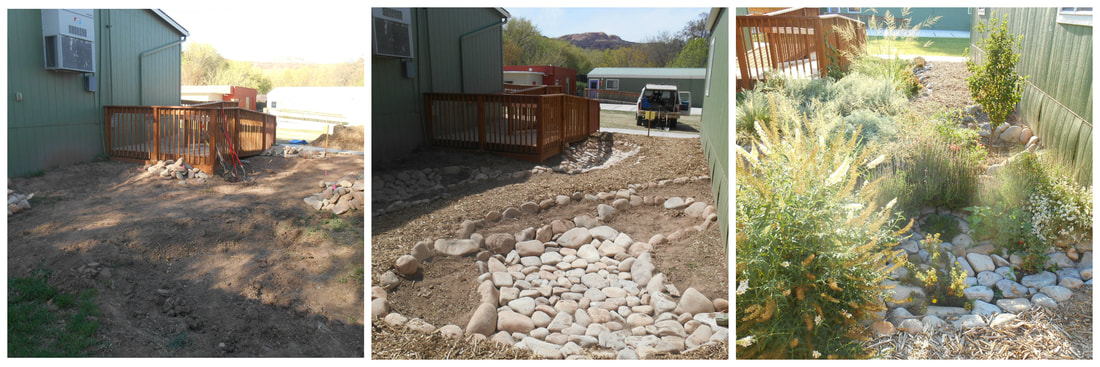 Moab Charter School landscaping